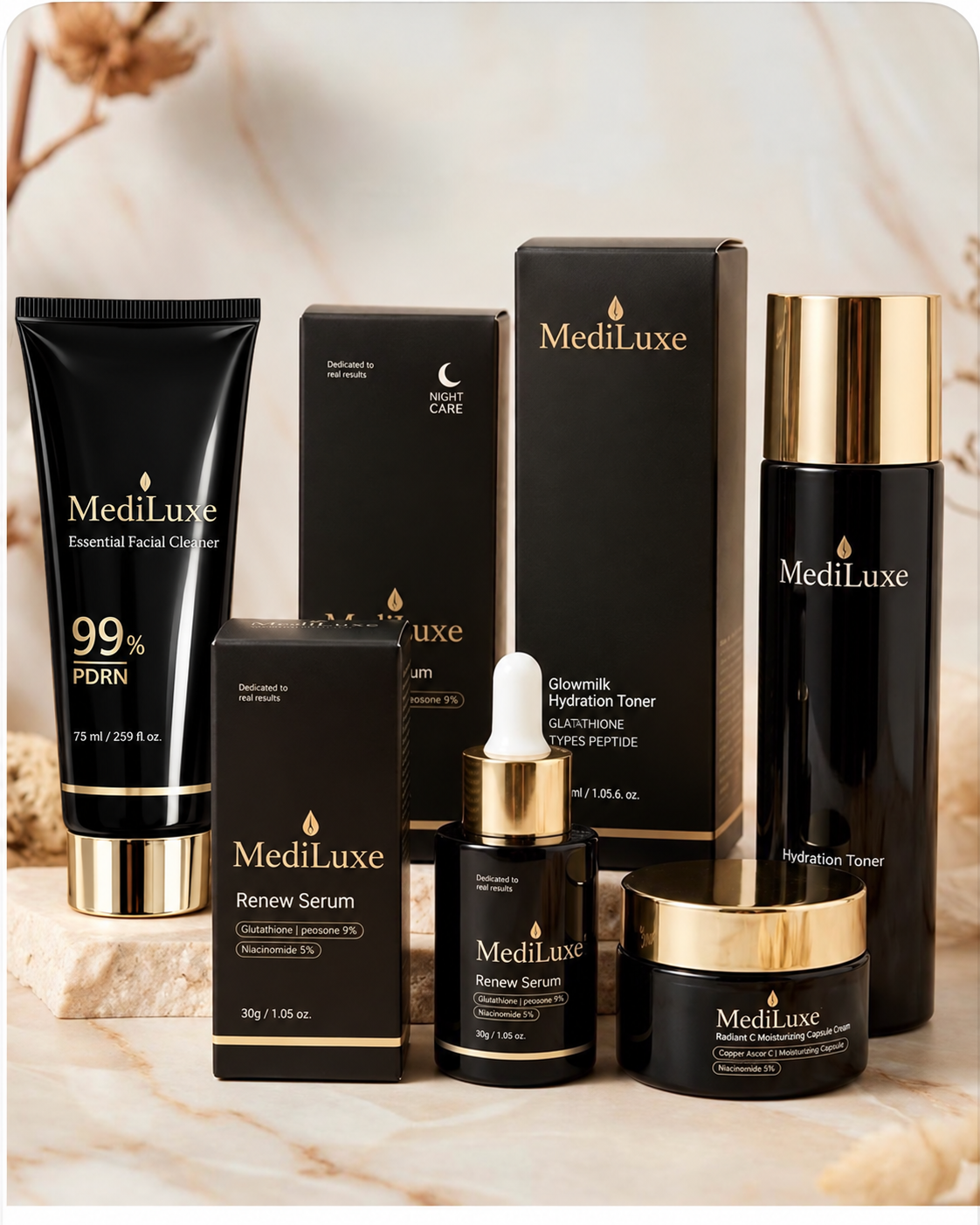 MediLuxe Essentials Smoothing & Hydrating Bundle
