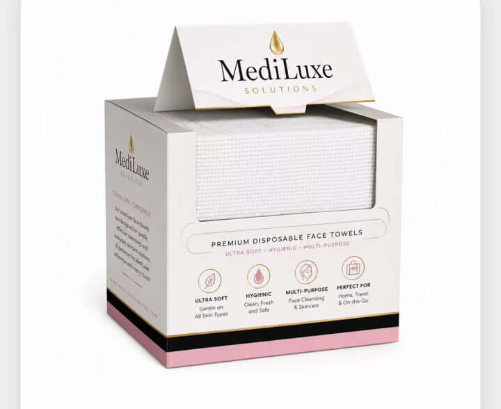 MediLuxe Premium Disposable Face Towels