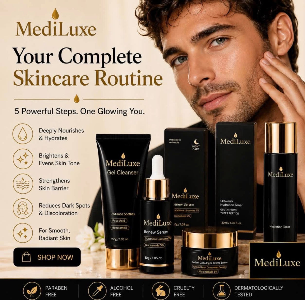 MediLuxe Essentials Smoothing & Hydrating Bundle