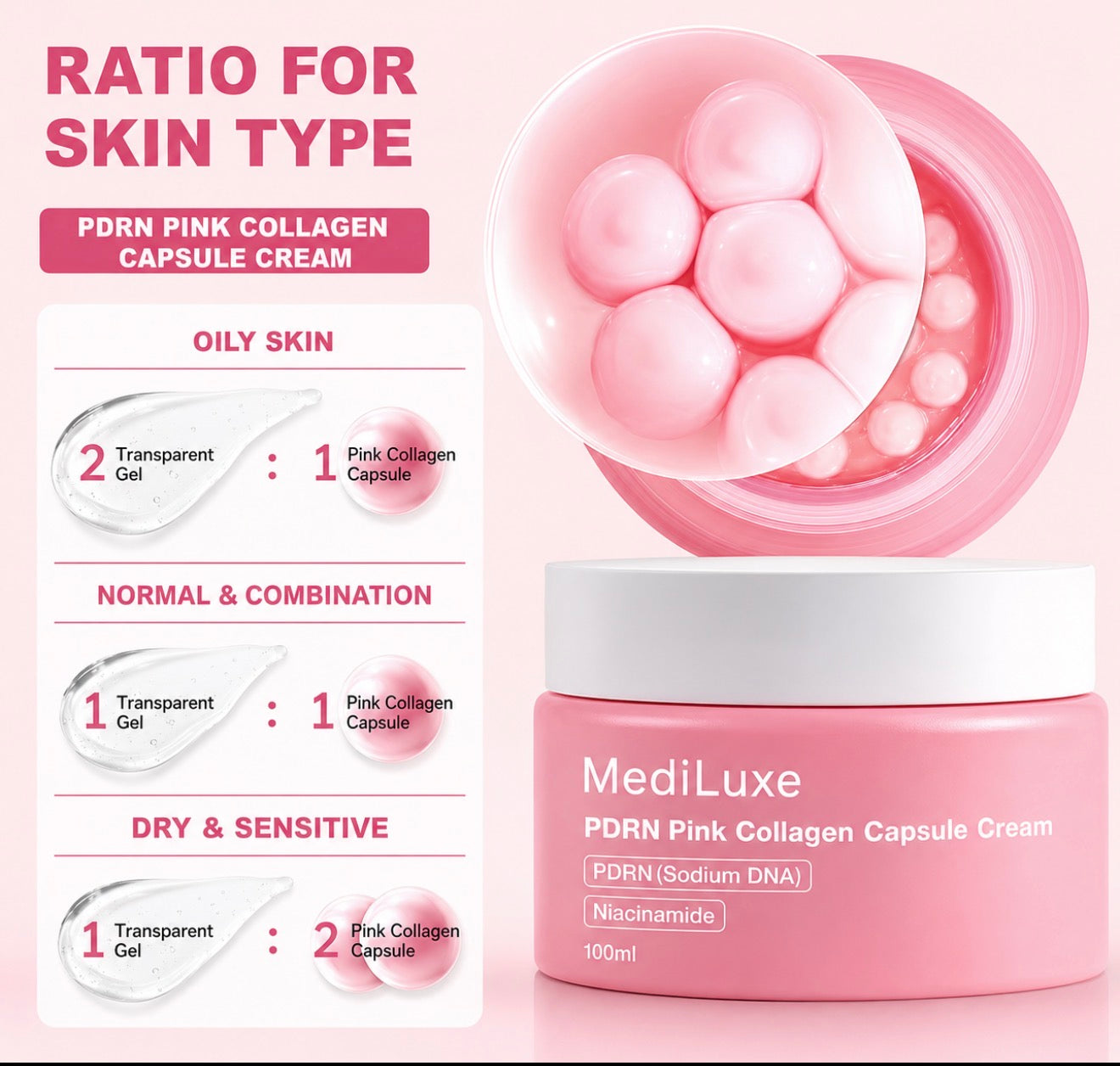 PDRN Pink  Moisturizing Capsule Cream